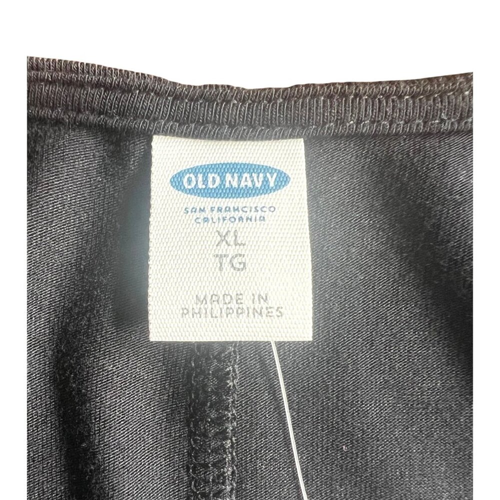 Old Navy Womens Black Long Sleeve Mini Swing Dress XL Viscose Blend - Picture 8 of 13
